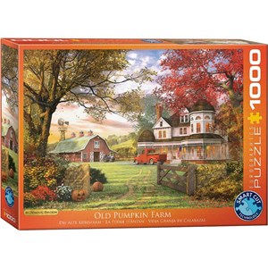Eurographics (6000-0694) - Dominic Davison: "Græskar Farm" - 1000 brikker puslespil