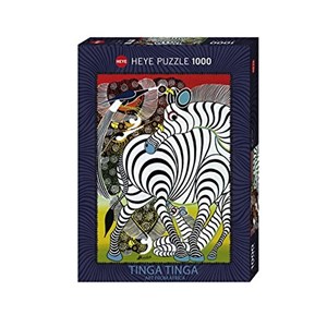 Heye (29425) - Edward Tingatinga: "Zebra" - 1000 brikker puslespil