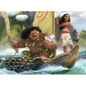 Ravensburger (10719) - "Moana and Maui" - 100 brikker puslespil