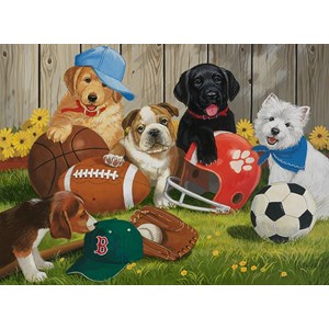 Ravensburger (12806) - William Vanderdasson: "Let's Play Ball!" - 200 brikker puslespil