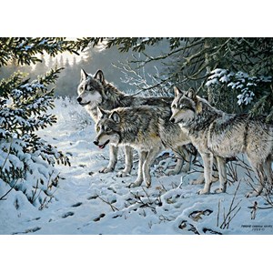 Cobble Hill (51738) - Persis Clayton Weirs: "Wolf Trail" - 1000 brikker puslespil