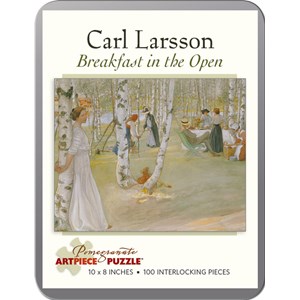 Pomegranate (AA796) - Carl Larsson: "Breakfast in the Open" - 100 brikker puslespil