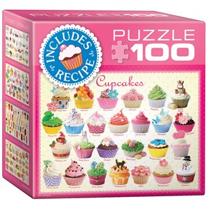 Eurographics (8104-0519) - "Cupcakes" - 100 brikker puslespil