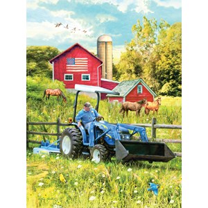 SunsOut (25348) - Greg Giordano: "New Holland Field Day" - 1000 brikker puslespil