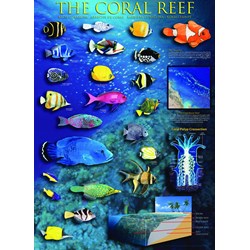 Eurographics (6000-1170) - "The Coral Reef" - 1000 brikker puslespil