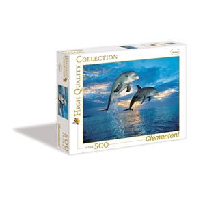 Clementoni (30139) - "Dolphin" - 500 brikker puslespil