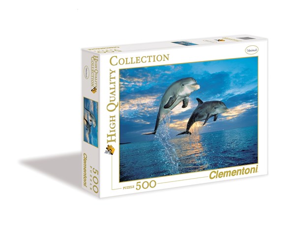 Clementoni (30139) - "Dolphin" - 500 brikker puslespil