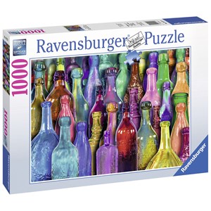 Ravensburger (19727) - Aimee Stewart: "Colorful Bottles" - 1000 brikker puslespil
