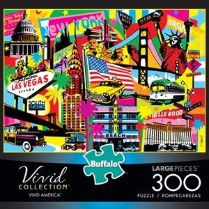 Buffalo Games (2724) - "Vivid America" - 300 brikker puslespil