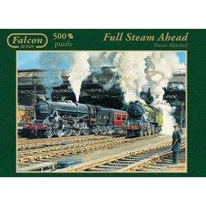 Falcon (11120) - Trevor Mitchell: "Full Steam Ahead" - 500 brikker puslespil