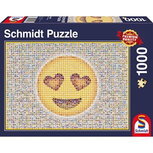 Schmidt Spiele (58220) - "Emoticon" - 1000 brikker puslespil