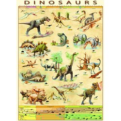 Eurographics (6000-1005) - "Dinosaurs" - 1000 brikker puslespil