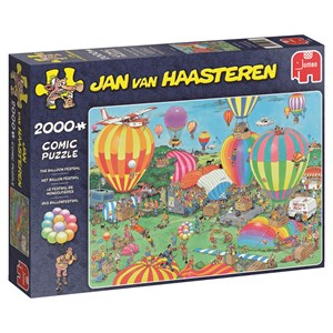 Jumbo (19053) - Jan van Haasteren: "The Balloon Festival" - 2000 brikker puslespil