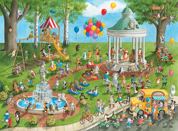 Ravensburger (13229) - "Pet Park" - 300 brikker puslespil