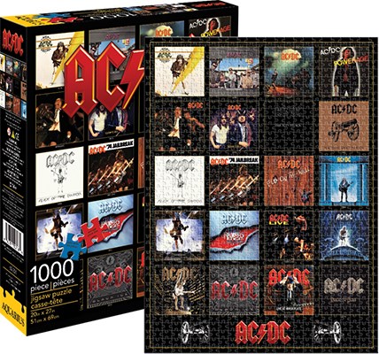 Aquarius (65251) - "AC/DC - Discography" - 1000 brikker puslespil