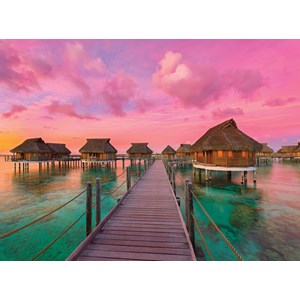 Clementoni (35016) - "Colorful Paradise" - 500 brikker puslespil