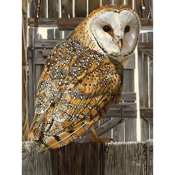 Cobble Hill (54347) - "At Home in the Barn" - 275 brikker puslespil