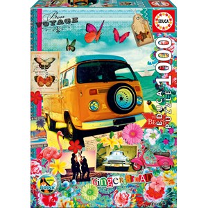 Educa (17103) - "Bon Voyage" - 1000 brikker puslespil