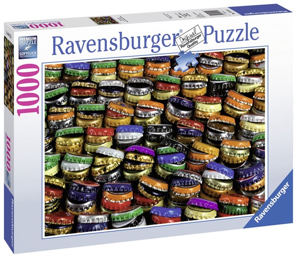 Ravensburger (19725) - "Bottlecap Hills" - 1000 brikker puslespil