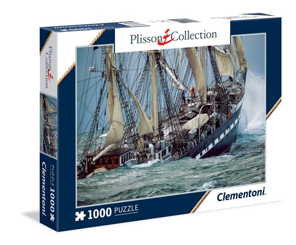 Clementoni (39350) - Philip Plisson: "Belem, The Last French Tall Ship" - 1000 brikker puslespil