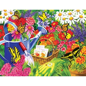 SunsOut (62902) - Nancy Wernersbach: "A Home for Butterflies" - 1000 brikker puslespil
