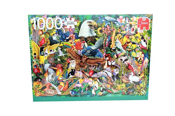 Jumbo (18568) - "Animal Kingdom" - 1000 brikker puslespil