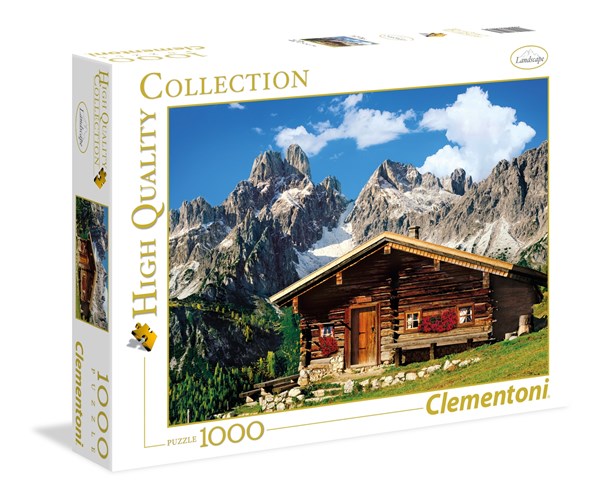 Clementoni (39297) - "Austria the Mountain House" - 1000 brikker puslespil