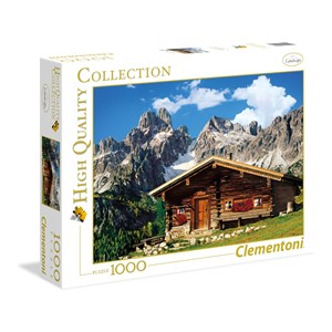 Clementoni (39297) - "Austria the Mountain House" - 1000 brikker puslespil