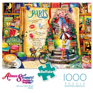 Buffalo Games (11743) - Aimee Stewart: "Life is an Open Book: Paris" - 1000 brikker puslespil