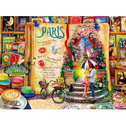 Buffalo Games (11743) - Aimee Stewart: "Life is an Open Book: Paris" - 1000 brikker puslespil