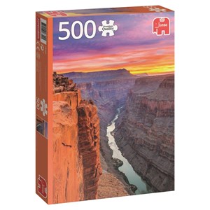 Jumbo (18399) - "Grand Canyon" - 500 brikker puslespil