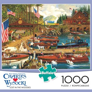 Buffalo Games (11426) - Charles Wysocki: "Lost in the Woodies" - 1000 brikker puslespil