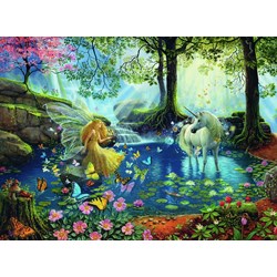 Ravensburger (13206) - Ruth Sanderson: "Mystical Meeting" - 300 brikker puslespil