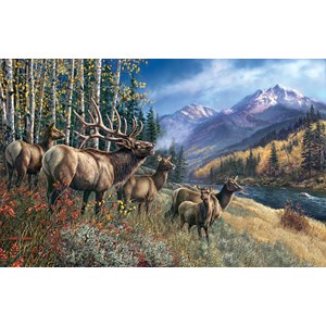SunsOut (28448) - James Meger: "Elk Anthem" - 1000 brikker puslespil