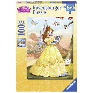 Ravensburger (10888) - "Belle Reads a Fairy Tale" - 100 brikker puslespil