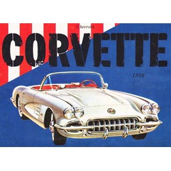 New York Puzzle Co (GM956) - "Corvette Convertible, General Motors" - 500 brikker puslespil