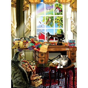SunsOut (34983) - Lori Schory: "The Sewing Room" - 1000 brikker puslespil