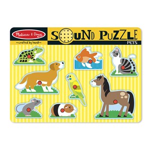 Melissa and Doug (730) - "Kæledyr" - 8 brikker puslespil