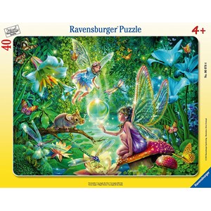 Ravensburger (06076) - "Magic Faries" - 40 brikker puslespil