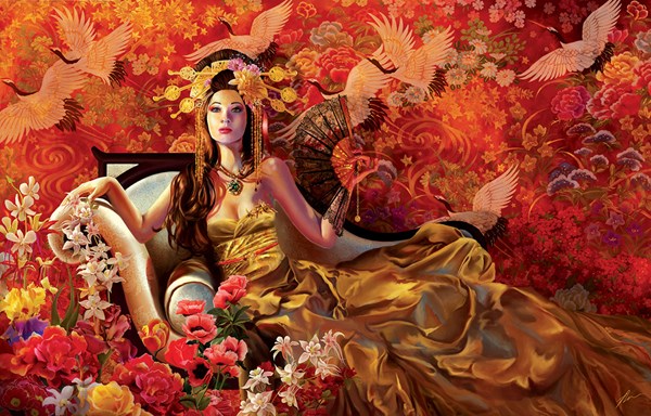 SunsOut (67636) - Nene Thomas: "Orchids" - 1000 brikker puslespil