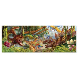 Melissa and Doug (8908) - "Dinosaur World" - 200 brikker puslespil