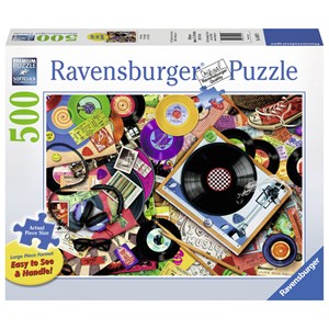 Ravensburger (14917) - Aimee Stewart: "Viva le Vinyl" - 500 brikker puslespil