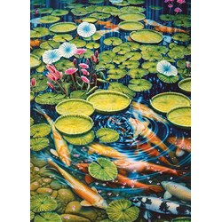Cobble Hill (51782) - "Koi Pond" - 1000 brikker puslespil