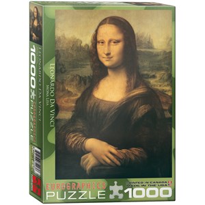 Eurographics (6000-1203) - Leonardo Da Vinci: "Mona Lisa" - 1000 brikker puslespil