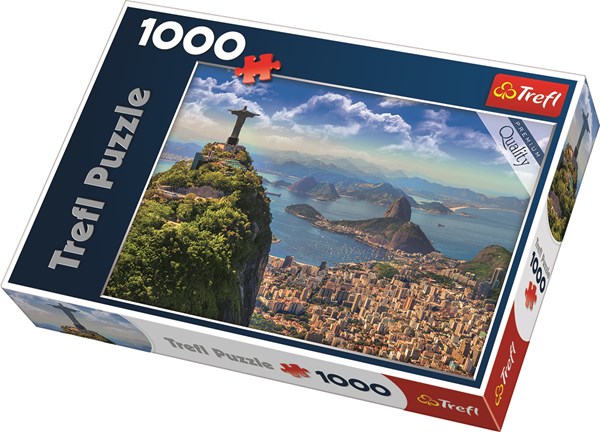 Trefl (10405) - "Rio de Janeiro, Brasilien" - 1000 brikker puslespil