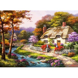 Anatolian (3577) - Sung Kim: "Spring Cottage" - 500 brikker puslespil