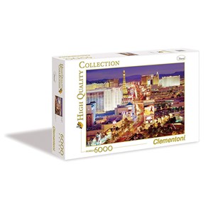 Clementoni (36510) - "Las Vegas" - 6000 brikker puslespil