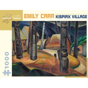 Pomegranate (AA925) - Emily Carr: "Kispiax Village" - 1000 brikker puslespil
