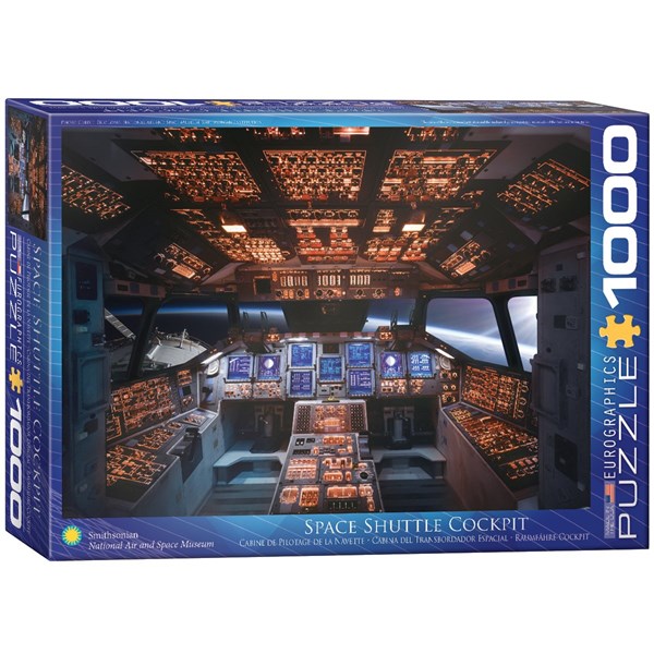 Eurographics (6000-0265) - "Space Shuttle Cockpit" - 1000 brikker puslespil