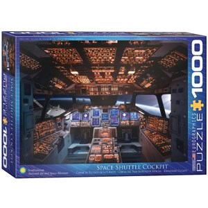 Eurographics (6000-0265) - "Space Shuttle Cockpit" - 1000 brikker puslespil